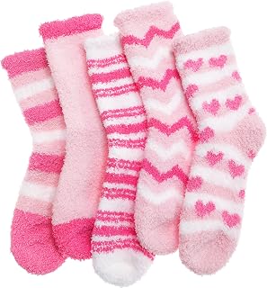 Anlisim Fuzzy Socks for Women, Soft Thick Winter Warm Fleece Slipper Socks