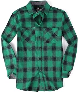Alex Vando Mens Button Down Shirts Regular Fit Long Sleeve Casual Plaid Flannel Shirt