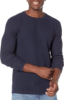 Amazon Essentials Mens Regular Fit Long Sleeve Waffle Shirt
