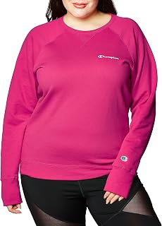 Champion Powerblend Boyfriend Graphic Crew Women's Tracksuit Top