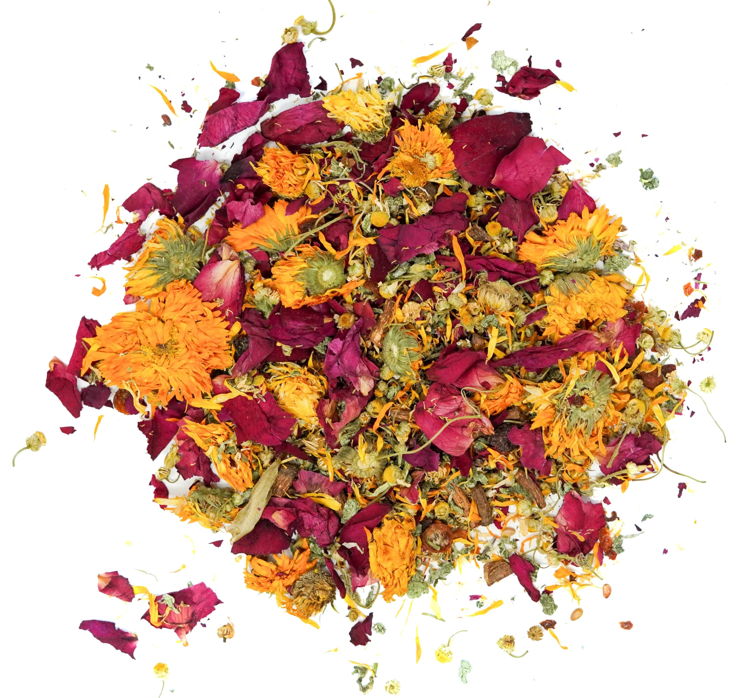 No Furries Delights Forage Mix,100% All Natural Botanical Herb Treat for Rabbit 