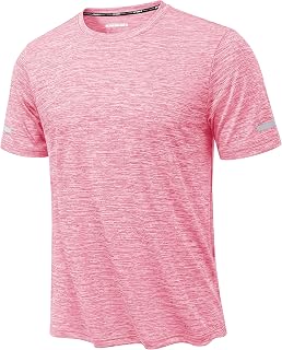 KEFITEVD Men's Quick Dry T-Shirt Lightweight Tops Short Sleeve Sports T-Shirt Breathable Summer