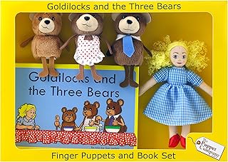 The Puppet Company - Traditional Story Sets - Goldilocks & the Three Bears Finger Puppet Set