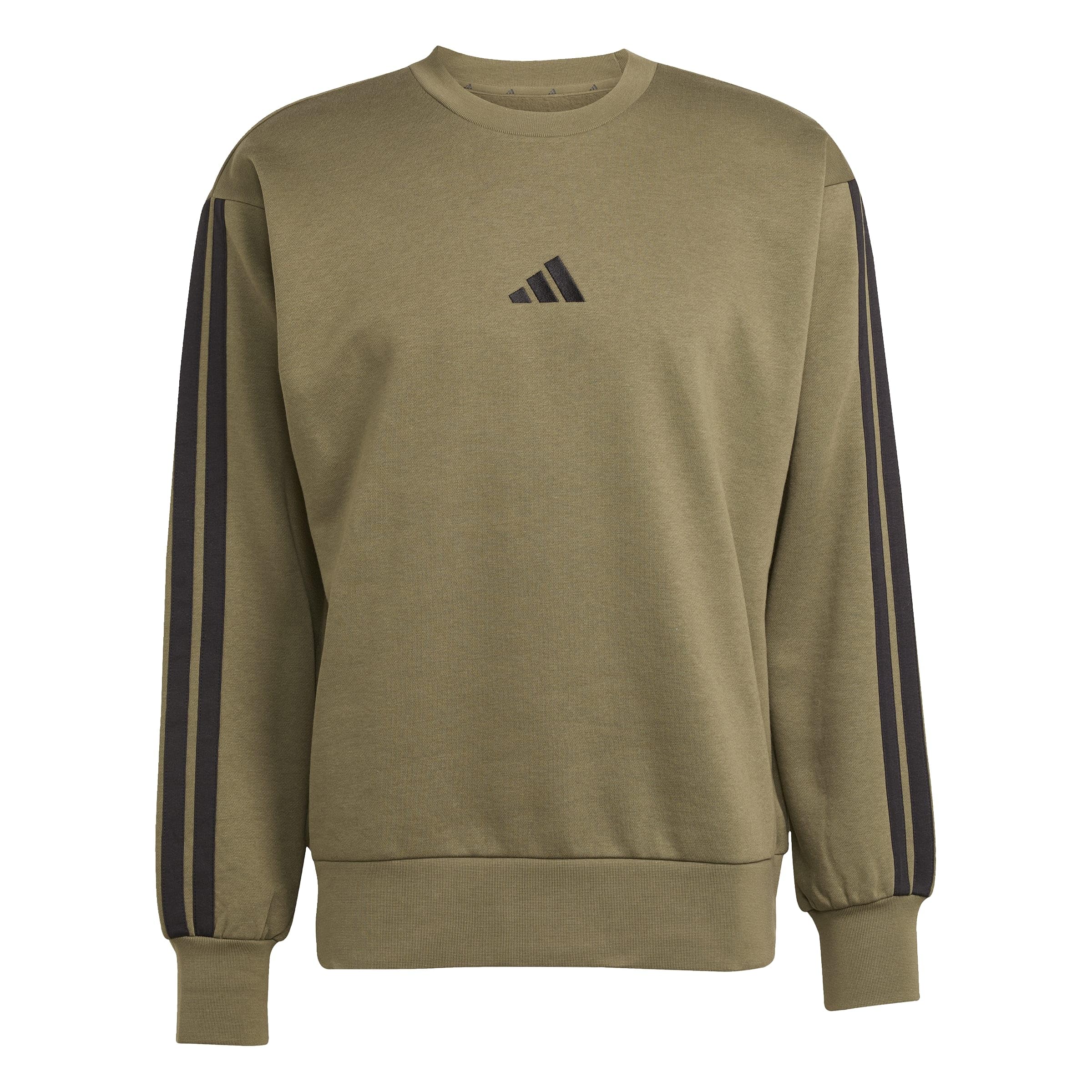 adidas Men's Essentials 3-Stripes French Terry Sweatshirt
