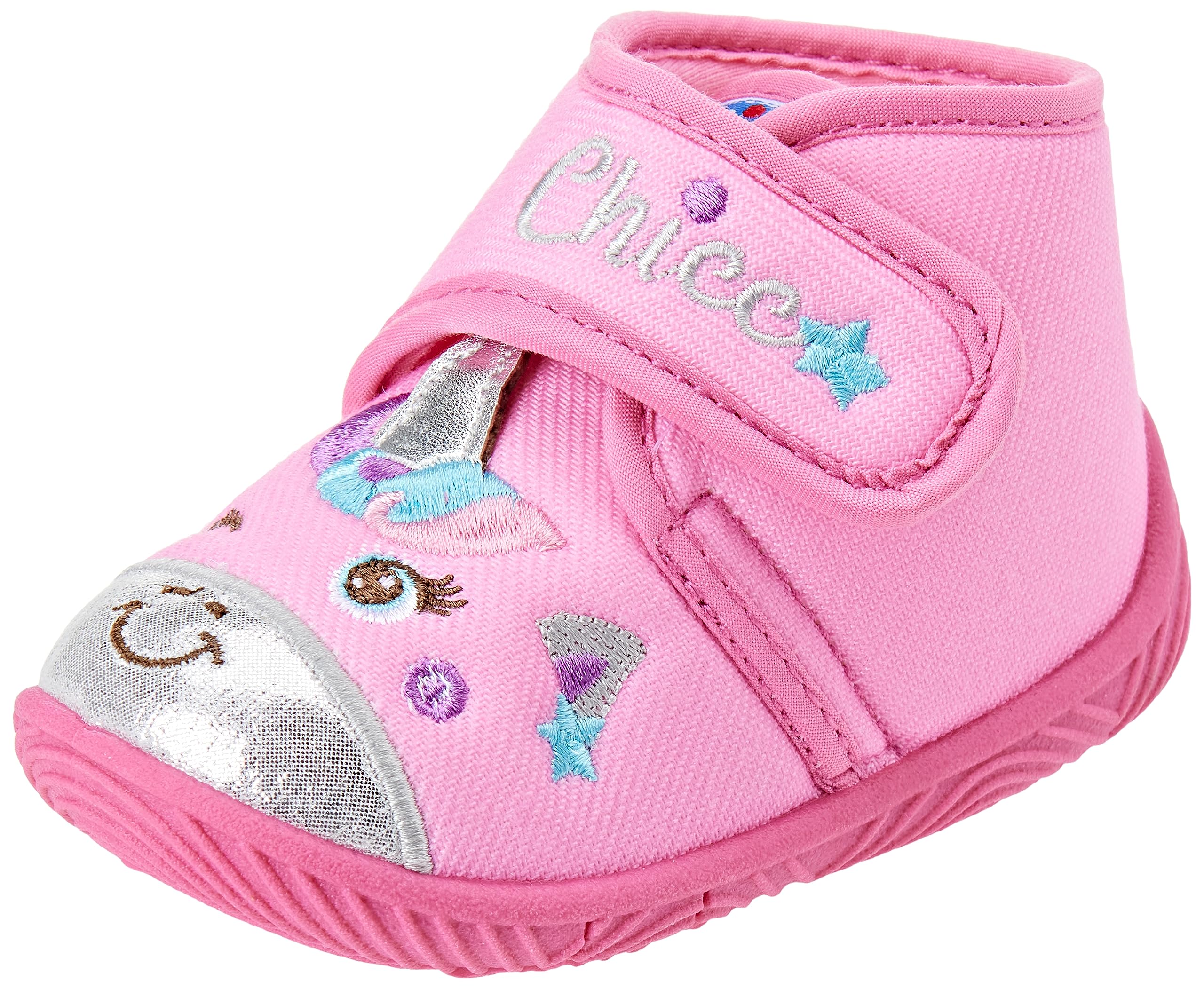 Chicco Girls and Girls Nursery and Home Slippers with Adjustable Closure NOS 253