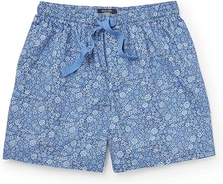 THE SAVILE ROW COMPANY LONDON Men's Luxury 100% Cotton Soft Pyjama Bottom Lounge Shorts