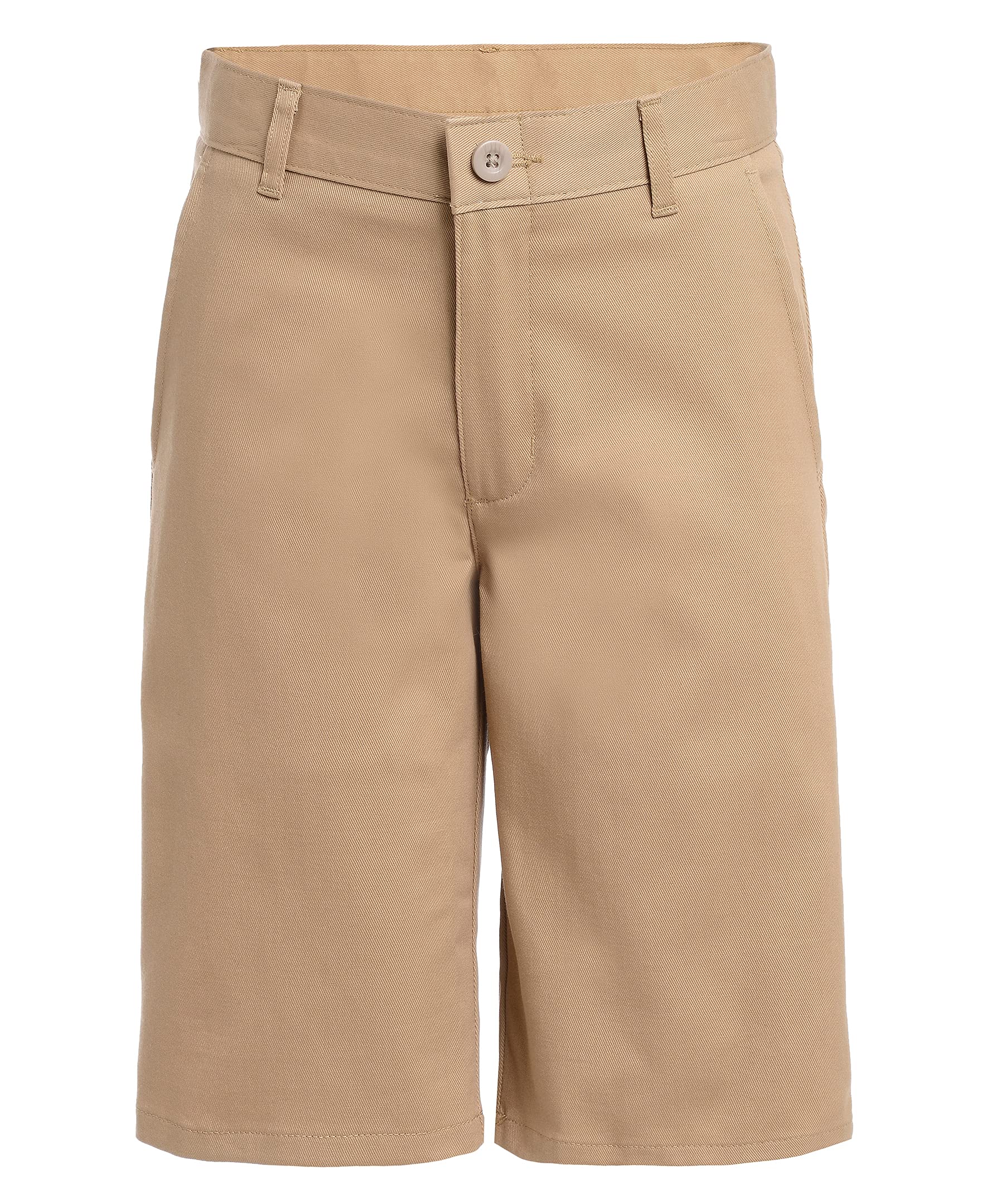 Nautica School Uniform Flat Front Stretch Twill Shorts - School Uniform Flat Fro