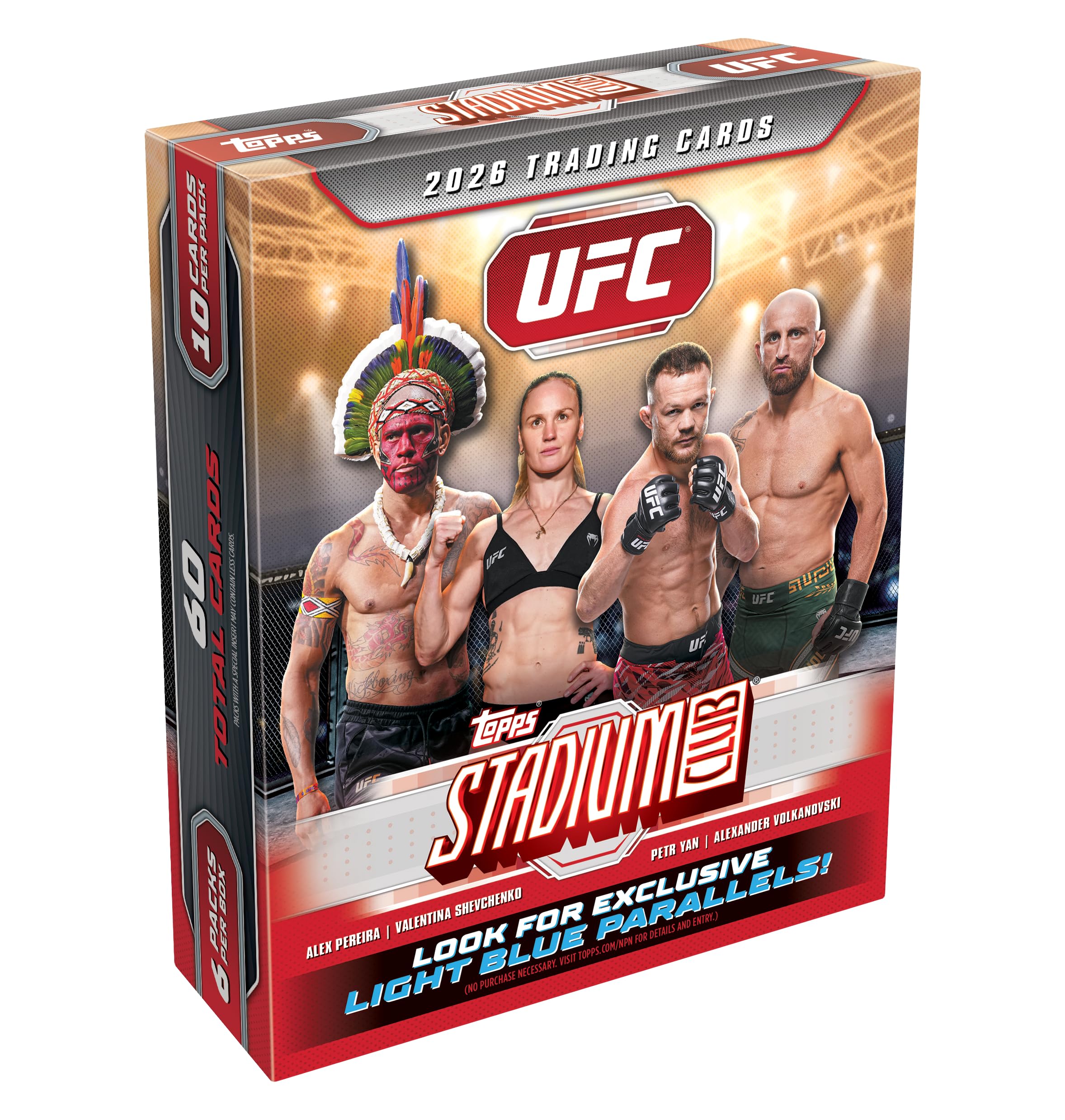 2026 Topps Stadium Club UFC - Factory Sealed - Mega Box