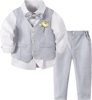 Volunboy Boys Suit Formal Wedding Guest Dress Clothes