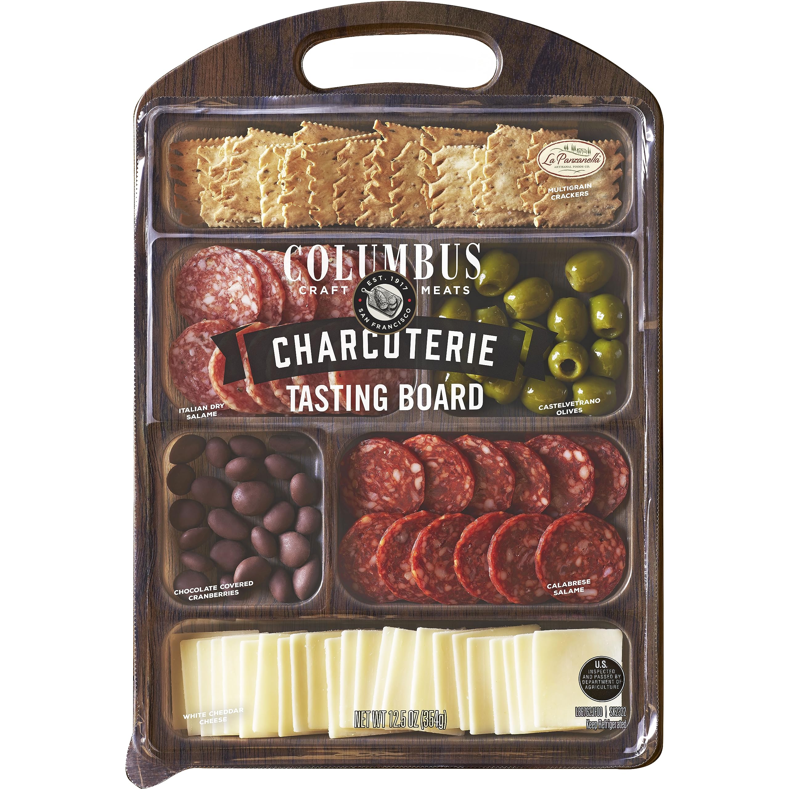 COLUMBUS Charcuterie Board, Gourmet Meat and Cheese Tray, 12.5 Oz | Charcuterie 