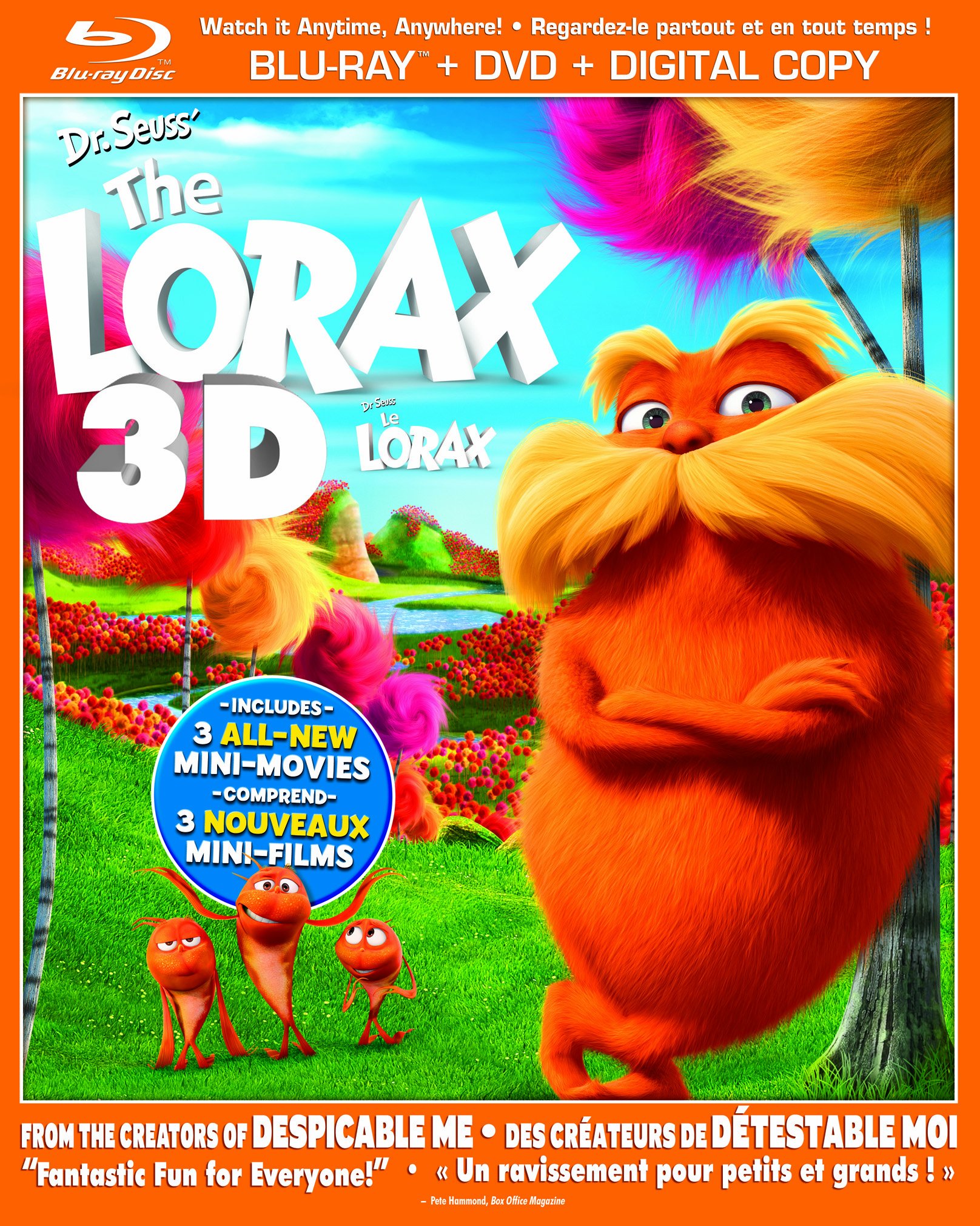 Dr. Seuss' The Lorax [Blu-ray 3D + Blu-ray + DVD + Digital Copy]