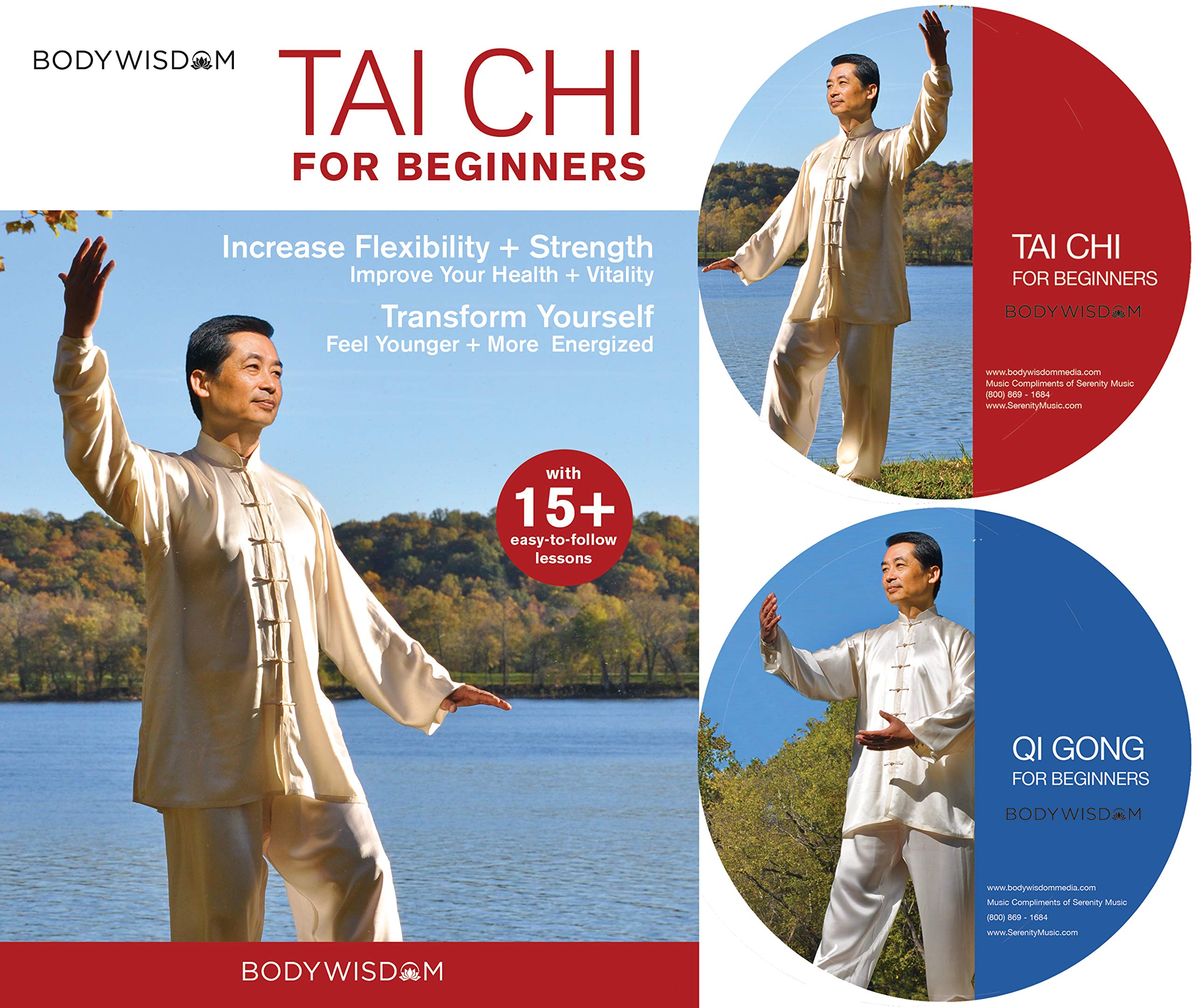 Tai Chi For Beginners Set, Includes Qi Gong for Beginners: Over 16 Easy to Follo