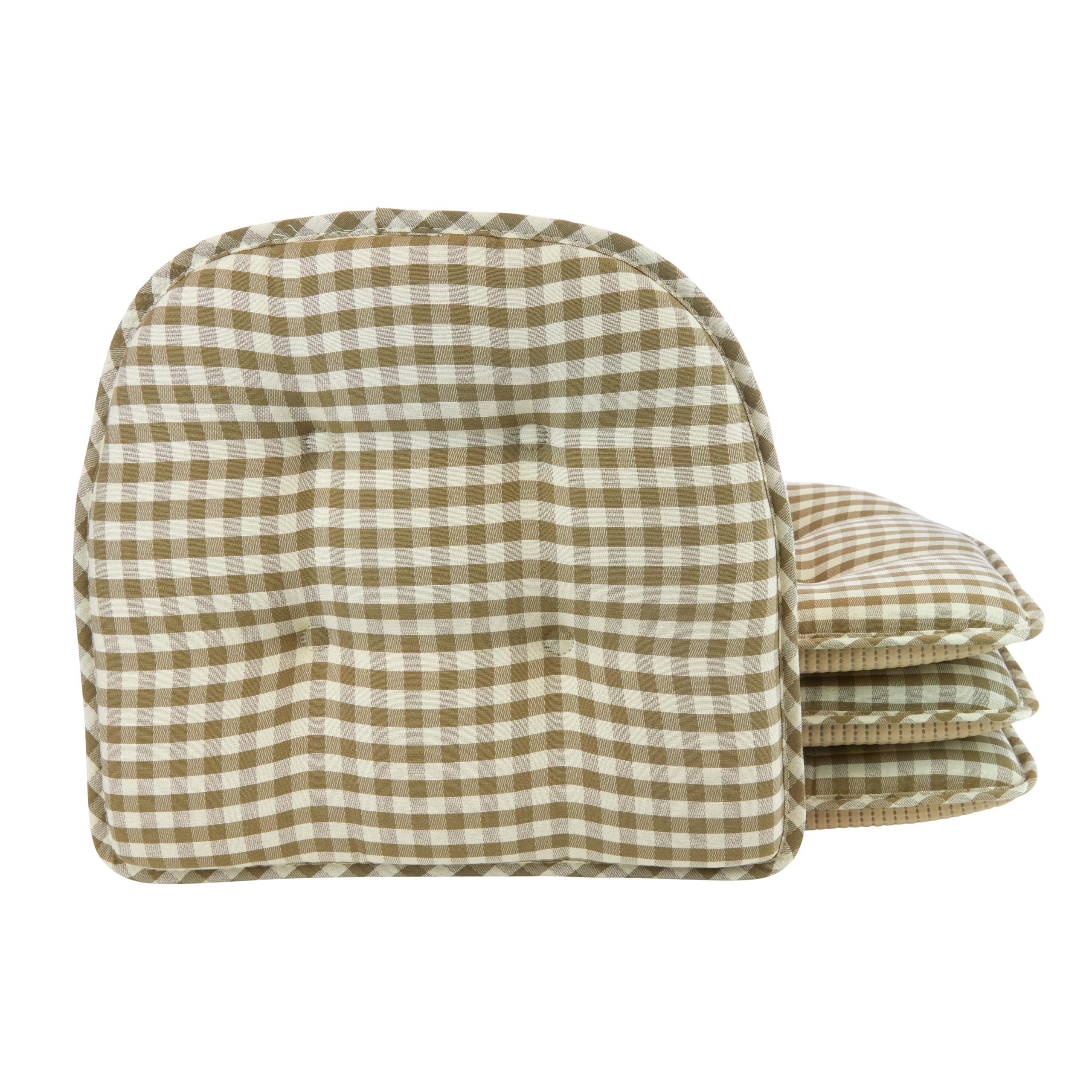 Non-Slip Chair Cushions, Assembled in USA, U-Shaped Skid-Proof Seat Pads for Din