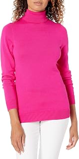Amazon Essentials Women's Slim Fit Lightweight Long Sleeve Turtleneck Sweater