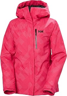Helly Hansen Women's W Snowplay Jacket, Cranberry Plaid, L