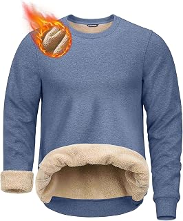 G Gradual Sherpa Lined Sweatshirts for Men Fleece Pullover