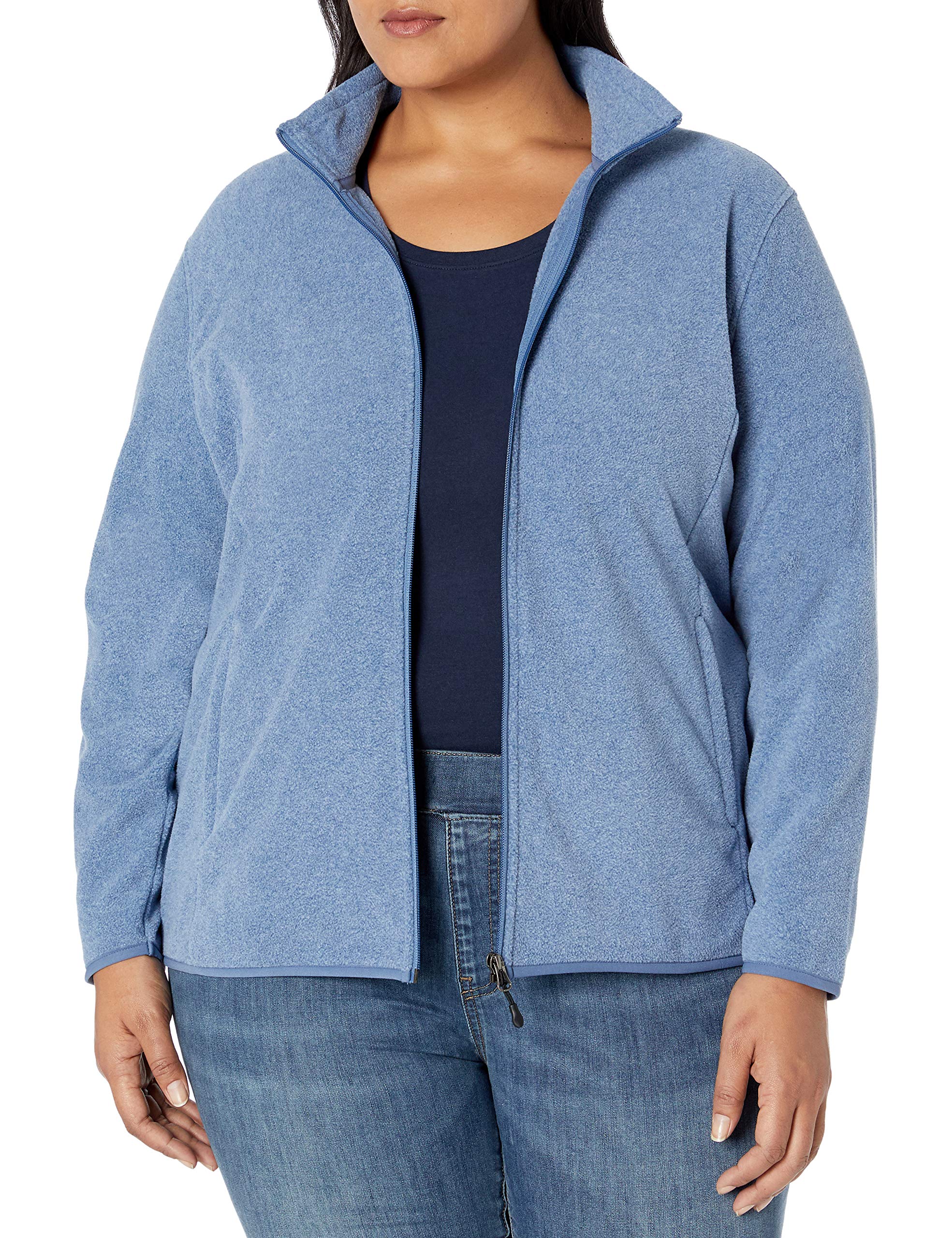 Amazon Essentials Women's Classic Fit Full Zip Soft Fleece Jacket (Available in 