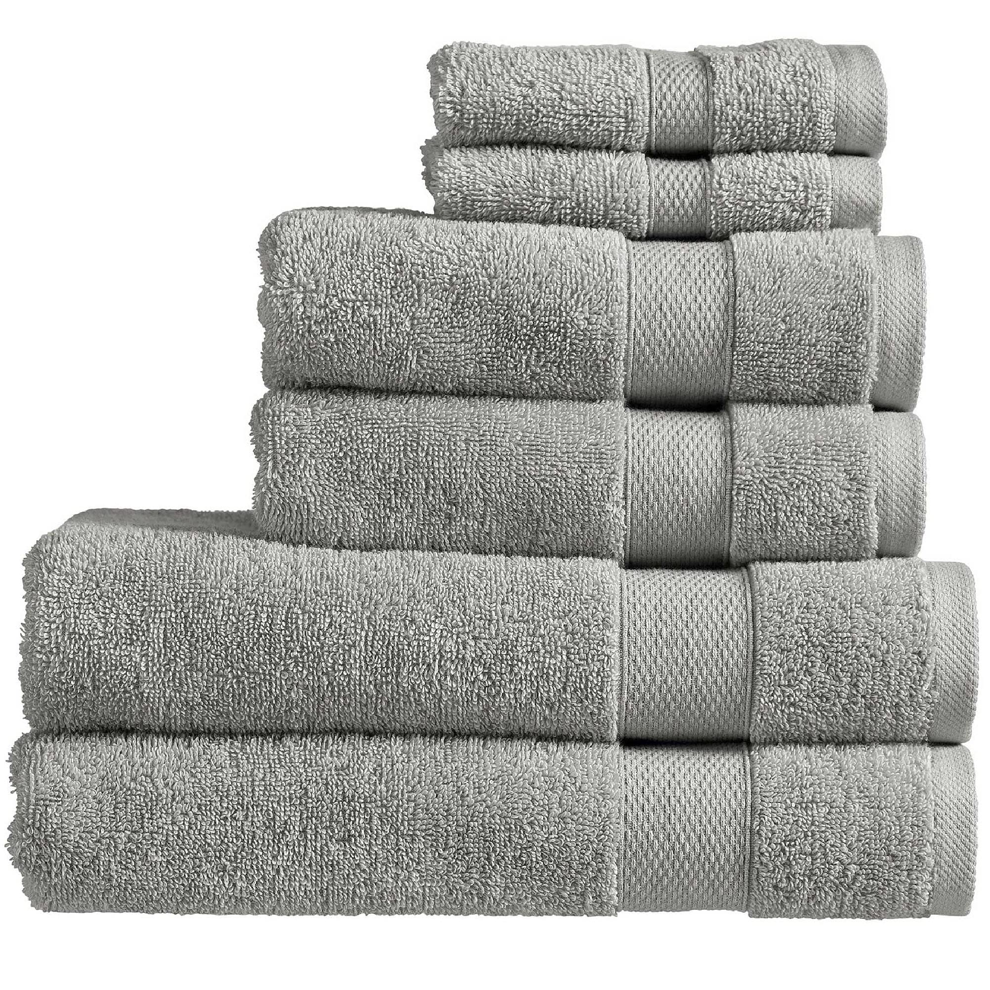 Christy Refresh Bathroom Towel Set | Set of 6 | 2 Bath 2 Hand 2 Face | Quick Dry