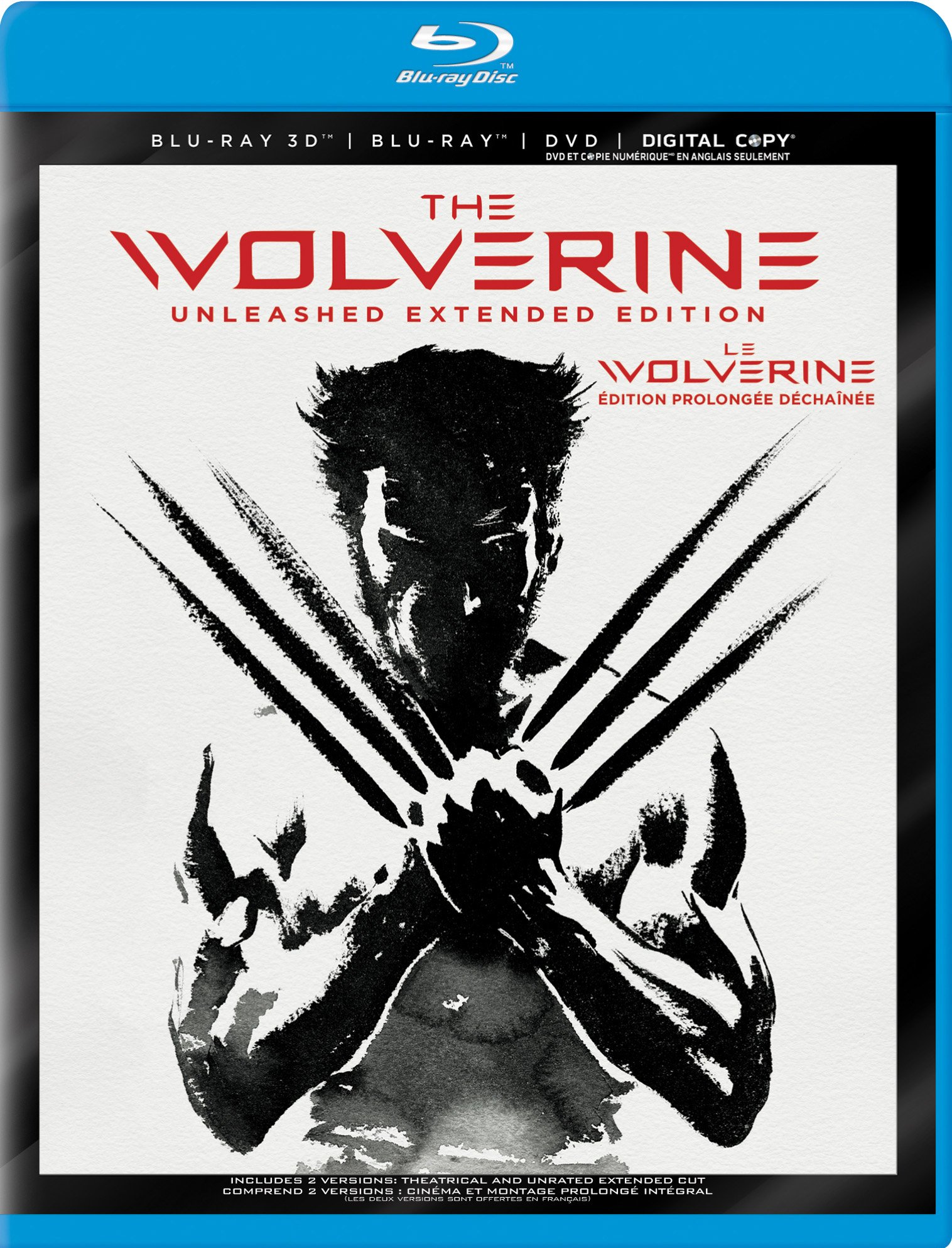 The Wolverine - Unleashed Extended Version [Blu-ray 3D + DVD + Digital Copy]