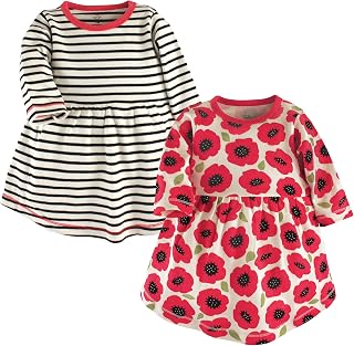 Touched by Nature Girls, Toddler, Baby and Womens Organic Cotton Short-Sleeve and Long-Sleeve Dresses