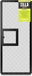 Zilla Reptile Fresh Air Screen Cover with Hinged Door, 30-1/4 by 12-7/8", Black