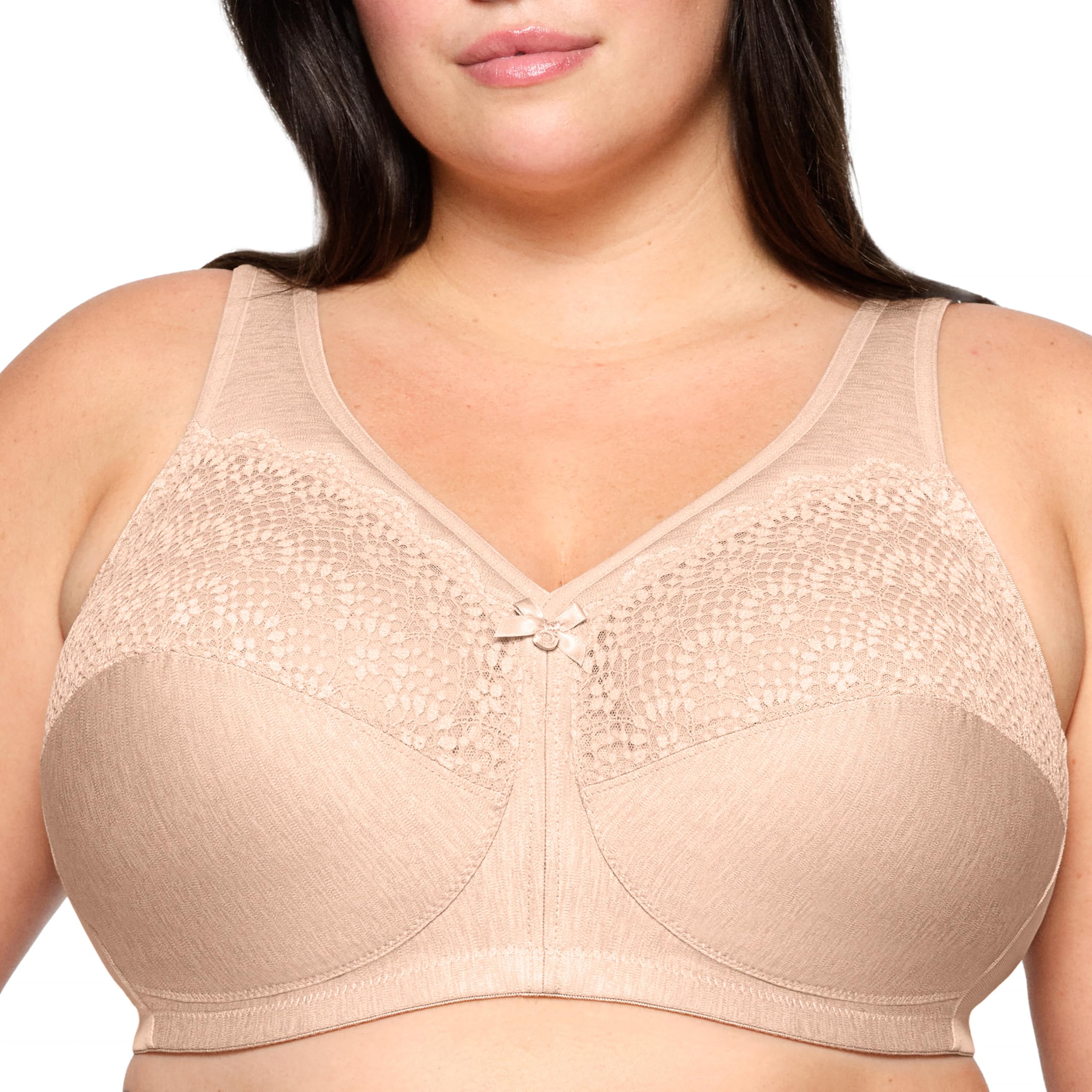 Glamorise フルカップブラMagiclift Moisture Control Bra Wirefree #1064レディース