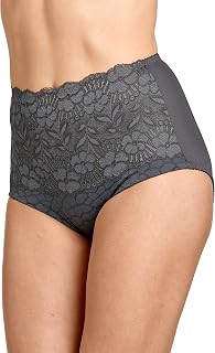 Miss Mary of Sweden Women's High Waisted Shapewear with Jacquard and Lace