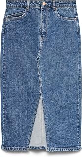 VERO MODA VMVERI Denim Skirt High Waist Midi Skirt