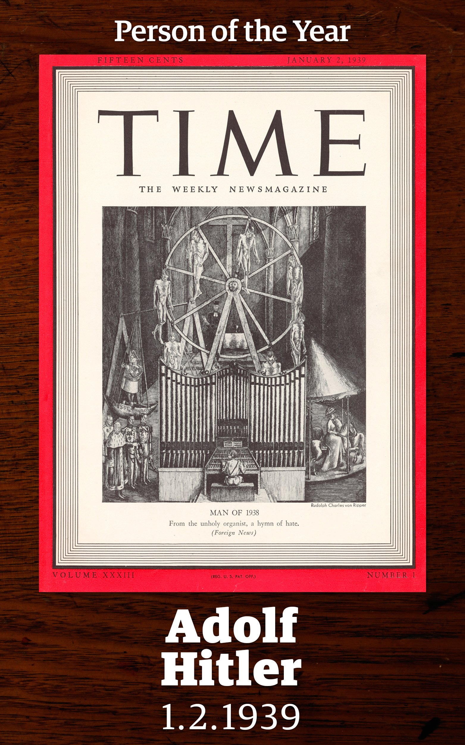 Adolph Hitler: TIME Person of the Year 1938 (Singles Classic)