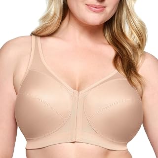 Glamorise Women's MagicLift Front Close Posture Back Support Bra #1265