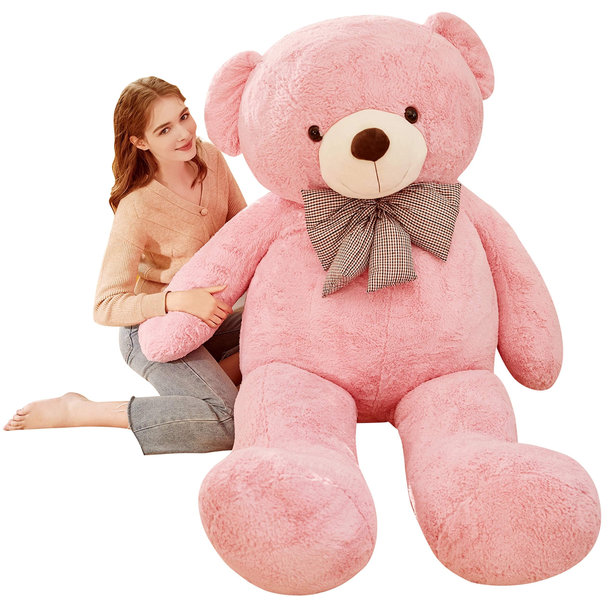 IKASA Giant Teddy Bear Stuffed Animal,Large Soft Toys Cute Plush Toy,Jumbo Big O