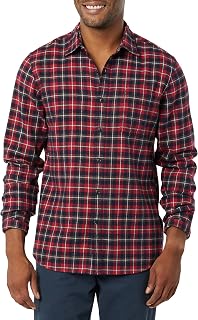Amazon Essentials Men's Slim Long Sleeve Flannel Shirt