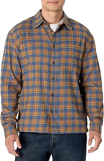 Amazon Essentials Men's Casual Fit Long Sleeve Flannel Shirt