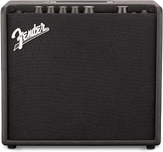 Fender Mustang LT25 Guitar Amplifier, 25-Watt Combo Amp with 8" Speaker | Guitar Amplifier 25-Watt Digital Modeling Combo Amp with 30 presets, 8-inch speaker, USB & headphone output, beginner amp