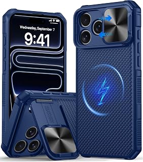 for iPhone 17 Pro Max Case with Slide Camera Cover, Fit for Magsafe