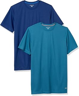 Amazon Essentials Men's Moisture Wicking Technical Running Sports T-Shirt (Available in Plus Sizes), 2-Pack