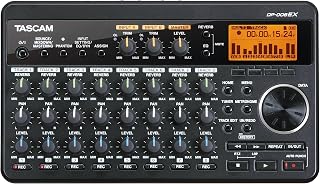 Tascam DP-008EX 8-Track Digital Multitrack Recorder - Bundle with 2X Tascam VL-S5 5" 2-Way Professional Studio Monitor
