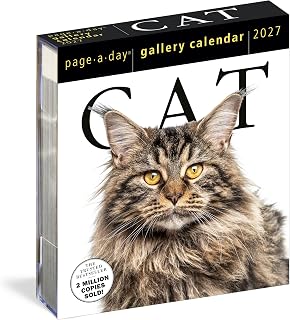 Cat Page-A-Day® Gallery Calendar 2027: A Delightful Gallery of Cats for Your Desktop