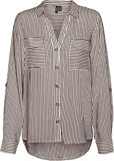 VERO MODA Vmbumpy L/S Shirt New Wvn Noos Vmbumpy L S T-Shirt New Wvn Noos Women (Pack of 1)