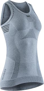 X-Bionic Invent 4.0 Women's Thermal Sleeveless Compression Top – High Performance Thermal Tank Top for Running, Skiing, Cycling, Fitness, and Winter Sports