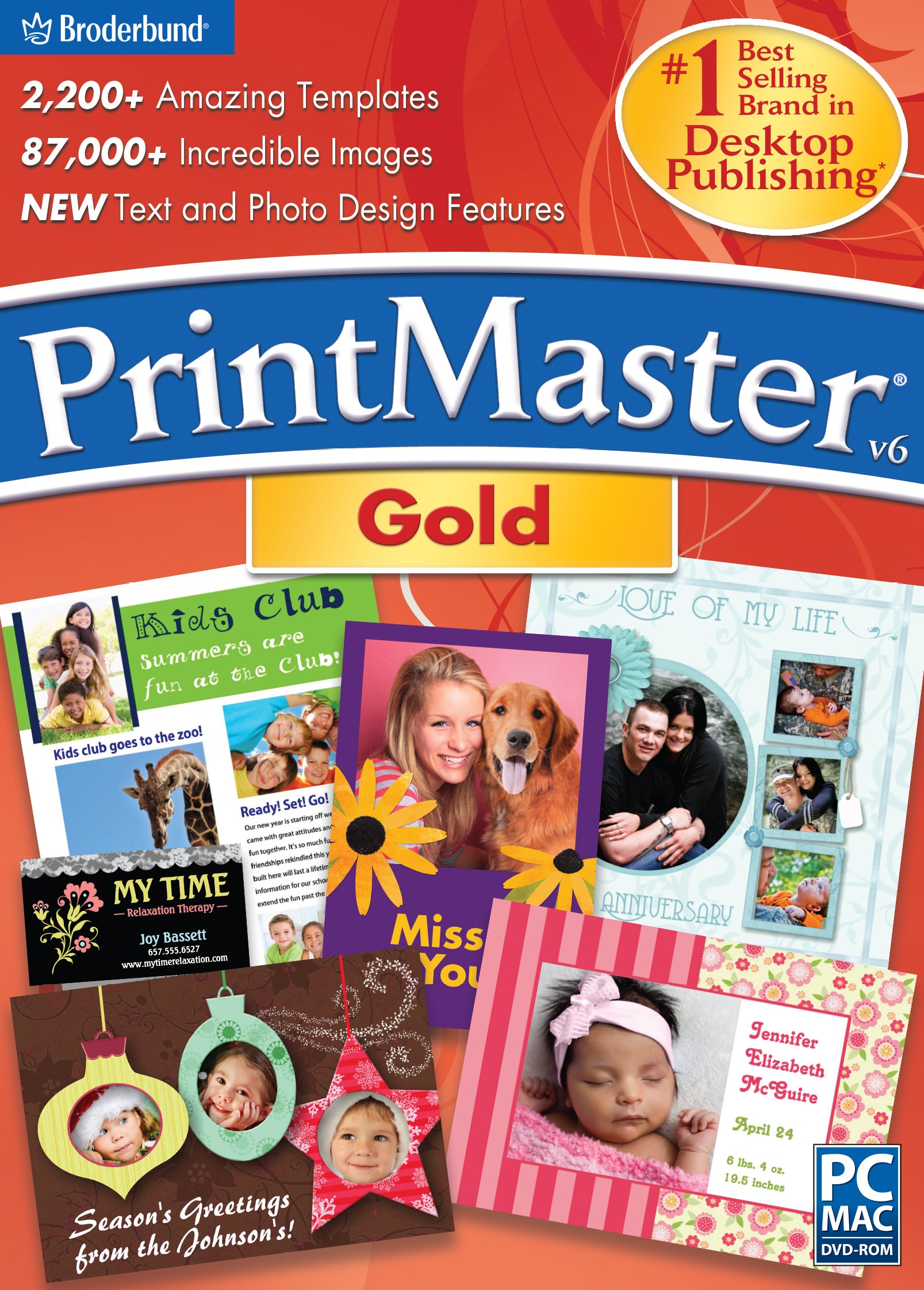PrintMaster Gold V6 (Mac) [Download]