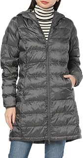 Amazon Essentials Women's Puffer Coat with Hood, Waterproof, Lightweight, Packable