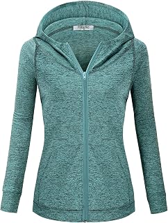 Hibelle Ladies Full Zip Fleece Lined Hoodie with Handy Pockets and Inside Pocket
