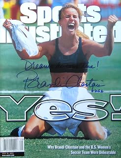 Chastain, Brandi 7/19/99 autographed magazine