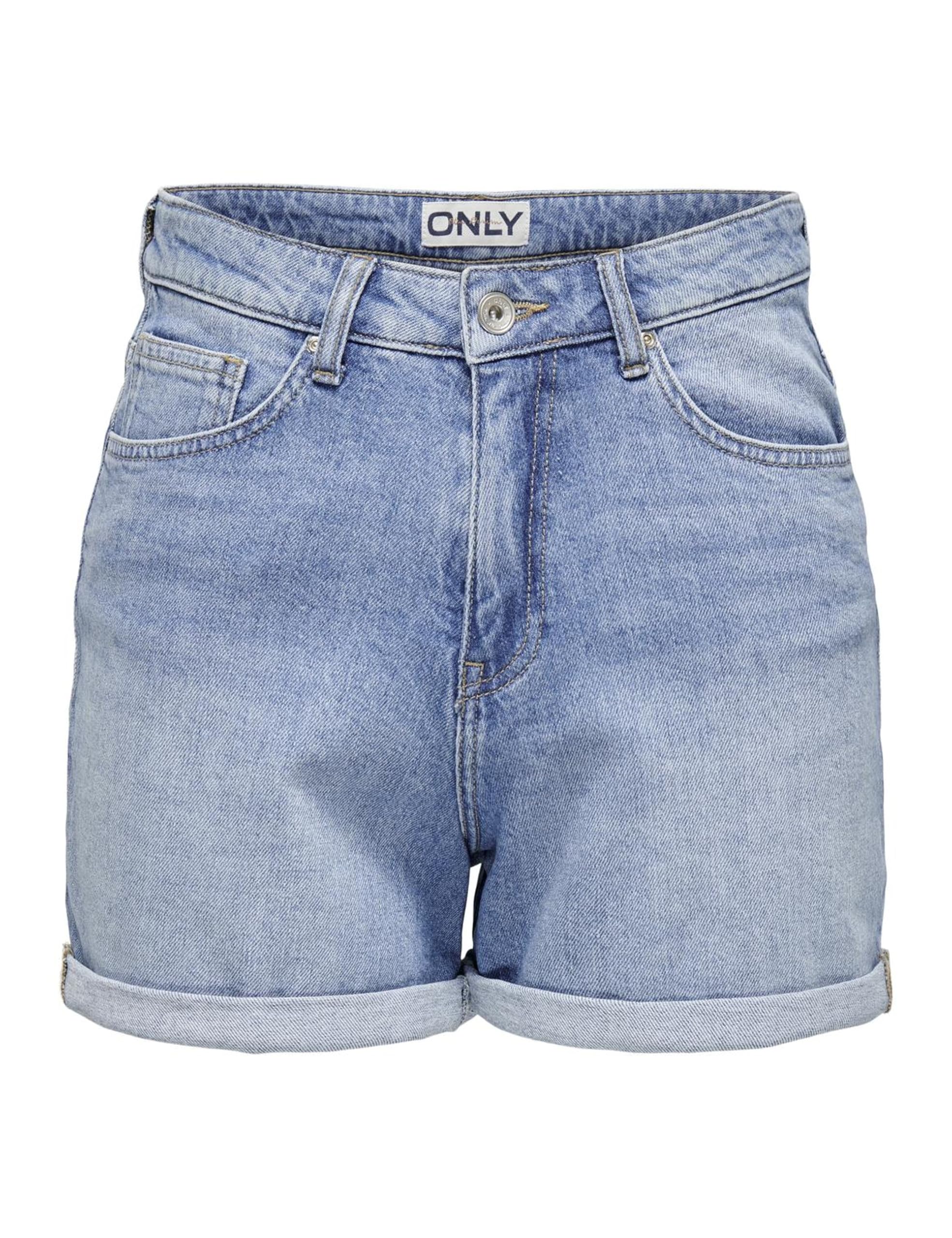 ONLY ONLJOSEPHINE Female Denim Shorts High Waist Normal Cut Shorts