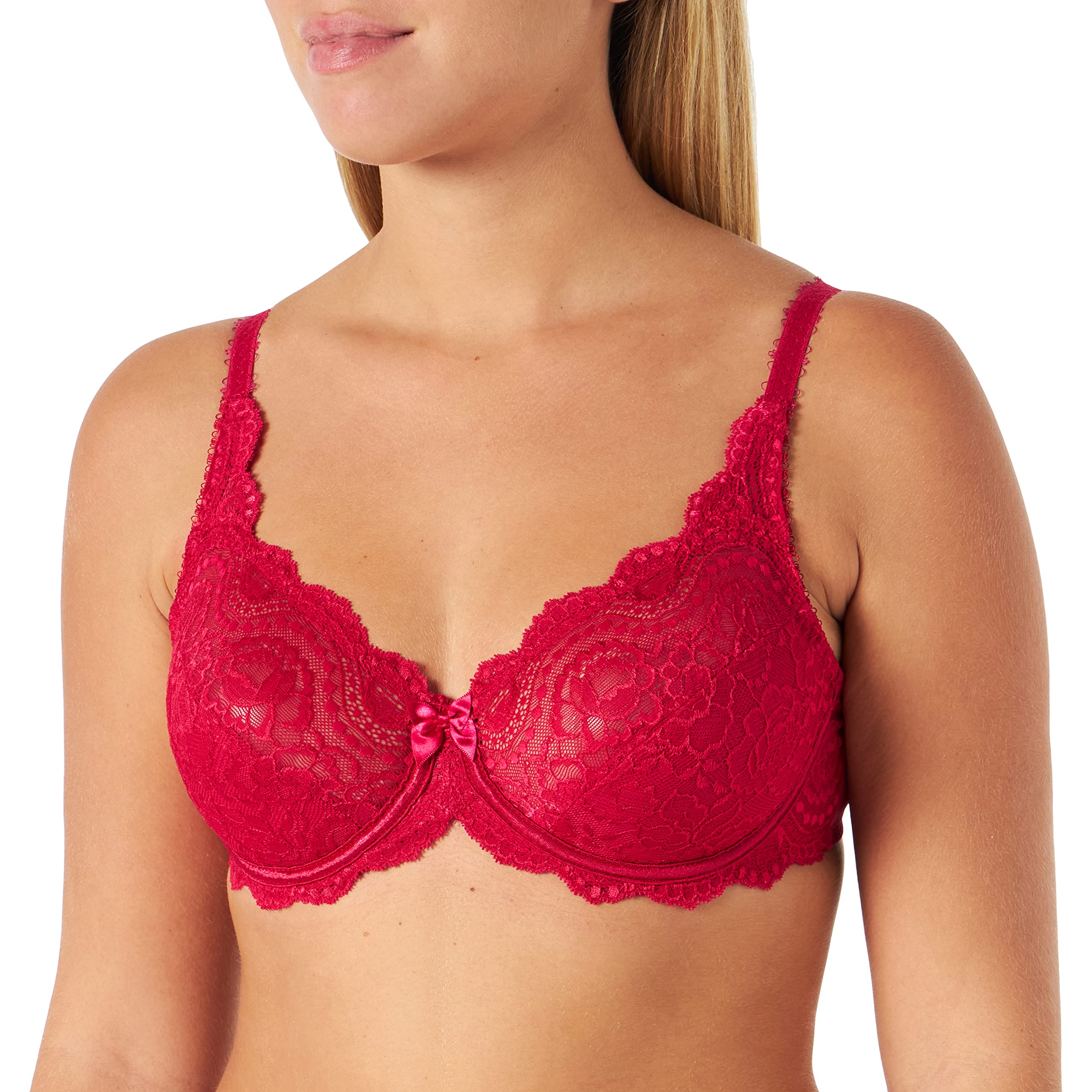 Playtex Women's Bra with Underwired Flower Elegance Lace Perfect Support x1, Rub