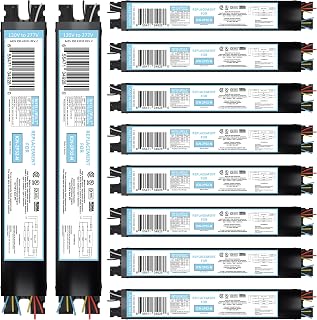 10 Pack - Replacement for ICN-2P32-SC 1 & 2 Lamp T8 Fluorescent Electronic Ballast - 120-277 Volt - Instant Start - UL Approved