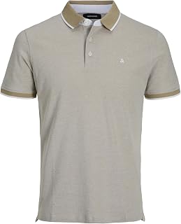 JACK & JONES Polo Plain Shirt Collar Polo