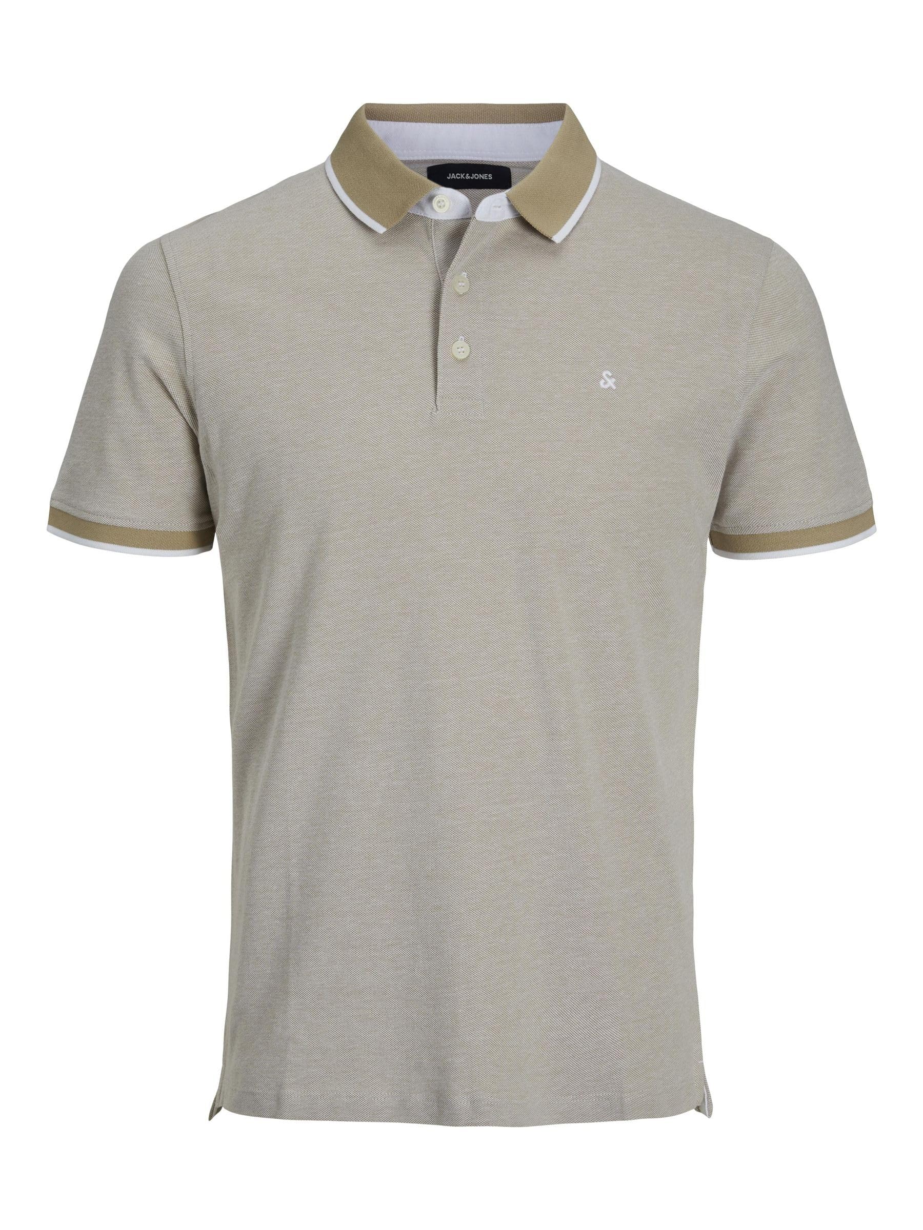 JACK & JONES Polo Plain Shirt Collar Polo