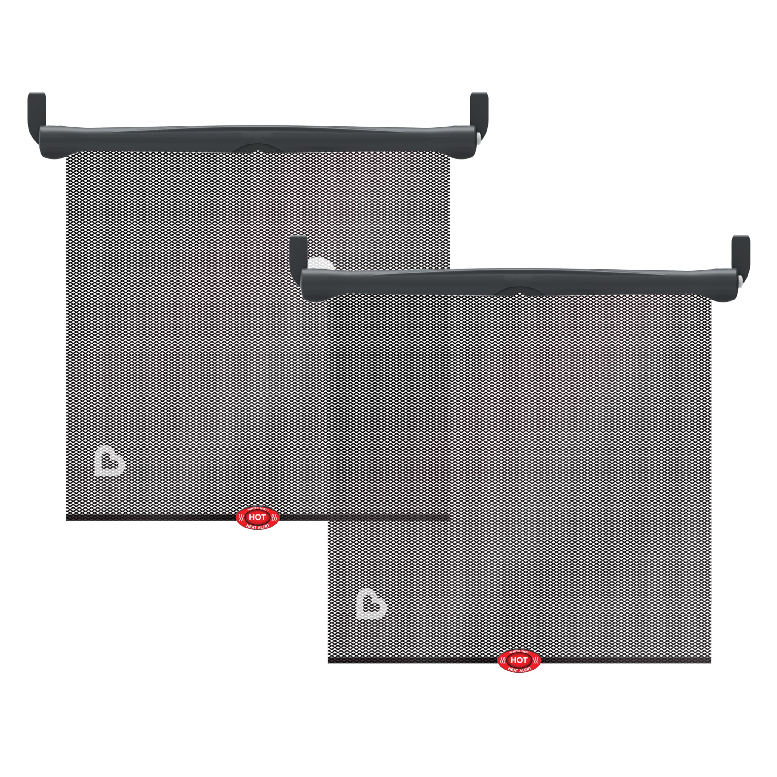 Munchkin Brica Sun Safety Car Window Shade for Baby, 2 Pack, Black